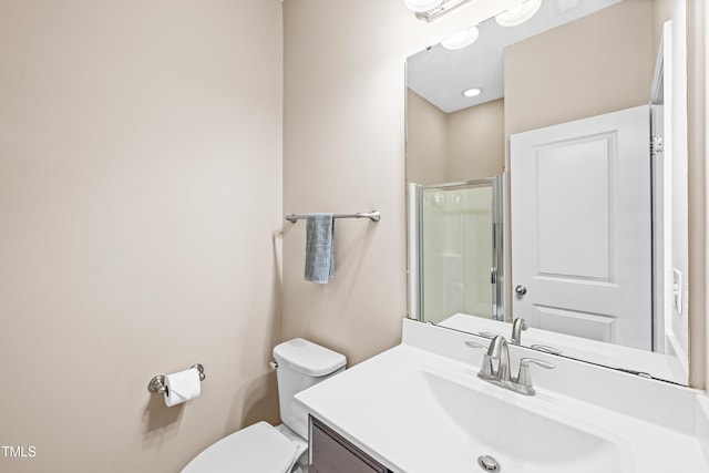 677 Wickham Ridge Rd, Apex, NC 27539 - full bath with vanity and a shower with shower door