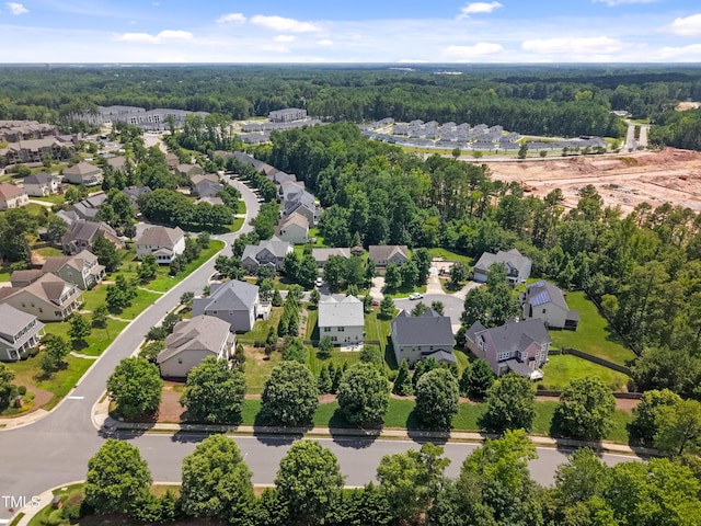 4 Seawell Ct, Durham, NC 27703 - aerial view of residential area featuring a forest