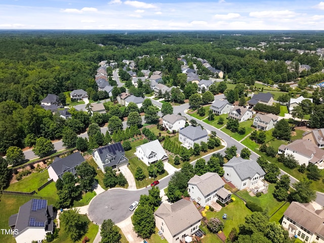 4 Seawell Ct, Durham, NC 27703 - aerial view of residential area with a forest