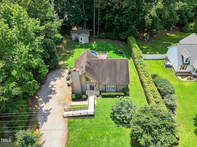 116 Seminole Dr, Louisburg, NC 27549 - aerial view of property and surrounding area
