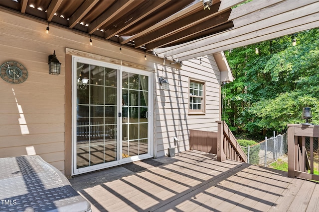 116 Seminole Dr, Louisburg, NC 27549 - view of deck