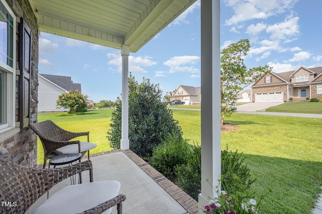 141 Vibernum Vw, Four Oaks, NC 27524 - view of patio featuring a residential view