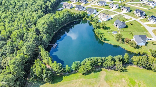 141 Vibernum Vw, Four Oaks, NC 27524 - aerial overview of property's location with a large body of water