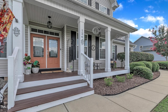 126 Gwendolyn Way, Fuquay Varina, NC 27526 - entrance to property featuring covered porch