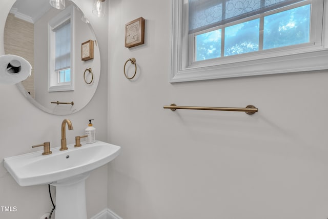 126 Gwendolyn Way, Fuquay Varina, NC 27526 - bathroom with plenty of natural light