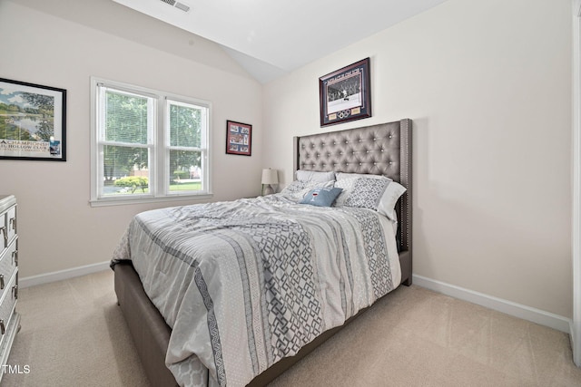 316 Boltstone Ct, Cary, NC 27513 - bedroom with lofted ceiling and light carpet