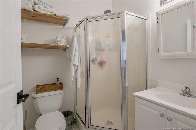 7655 Lucinda Ln, Linden, NC 28356 - full bathroom featuring vanity and a stall shower
