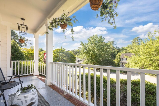 513 Moultonboro Ave, Wake Forest, NC 27587 - view of covered porch