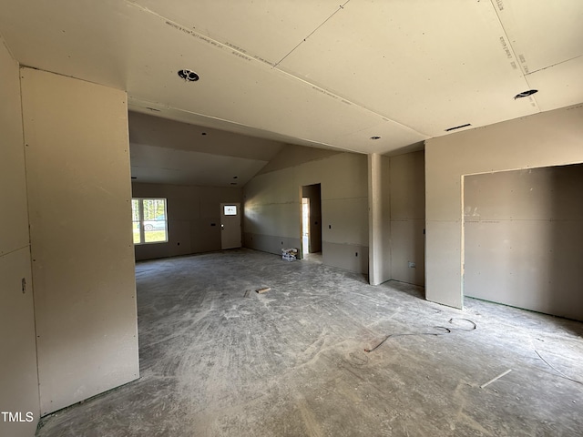 604 Tuscany Cir, Princeton, NC 27569 - unfurnished living room with vaulted ceiling