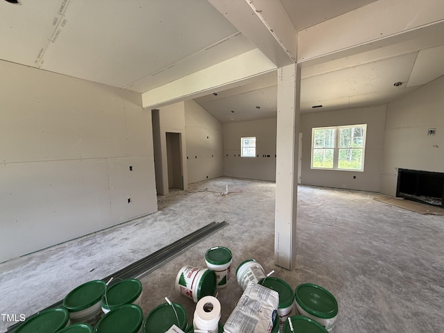 103 Spumante Ct, Princeton, NC 27569 - unfurnished living room with lofted ceiling