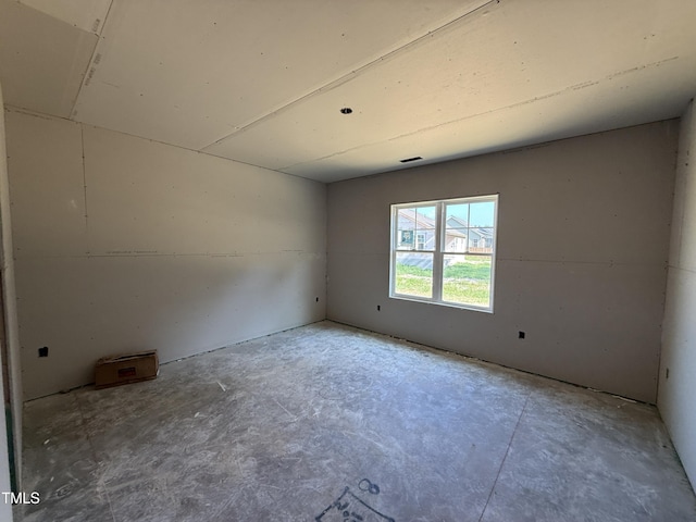 103 Spumante Ct, Princeton, NC 27569 - empty room with unfinished concrete floors