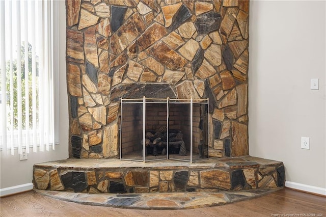 116 Bledsoe St, Hope Mills, NC 28348 - detailed view of baseboards and wood finished floors