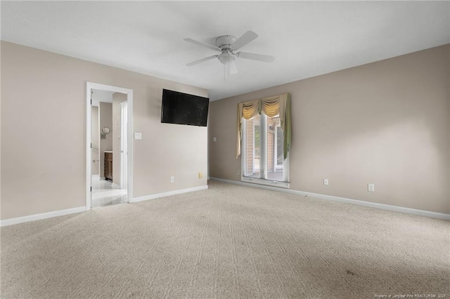 116 Bledsoe St, Hope Mills, NC 28348 - carpeted empty room with a ceiling fan and baseboards