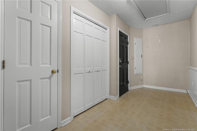 116 Bledsoe St, Hope Mills, NC 28348 - hall featuring attic access and light floors