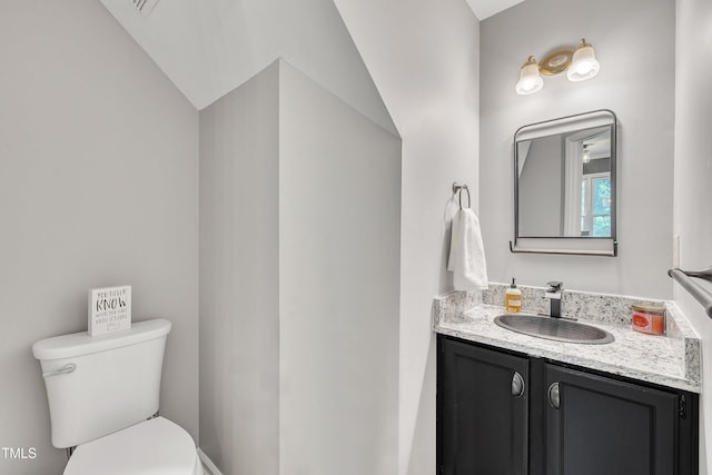 350 Amherst Creek Dr, Wake Forest, NC 27587 - half bathroom with toilet and vanity