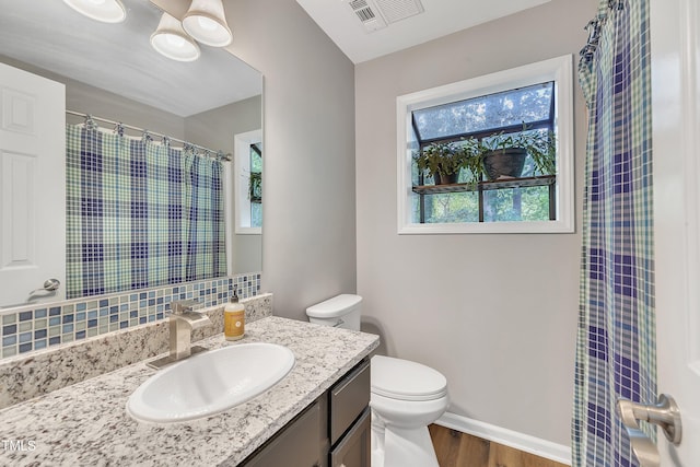 350 Amherst Creek Dr, Wake Forest, NC 27587 - bathroom with vanity and wood finished floors