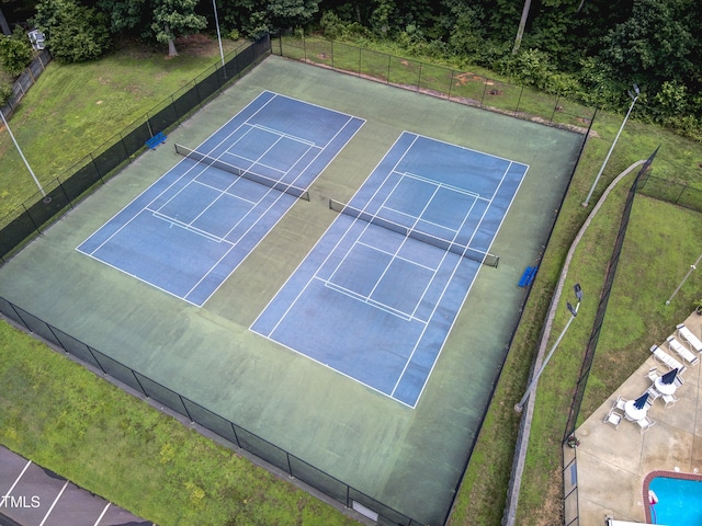 350 Amherst Creek Dr, Wake Forest, NC 27587 - view of tennis court