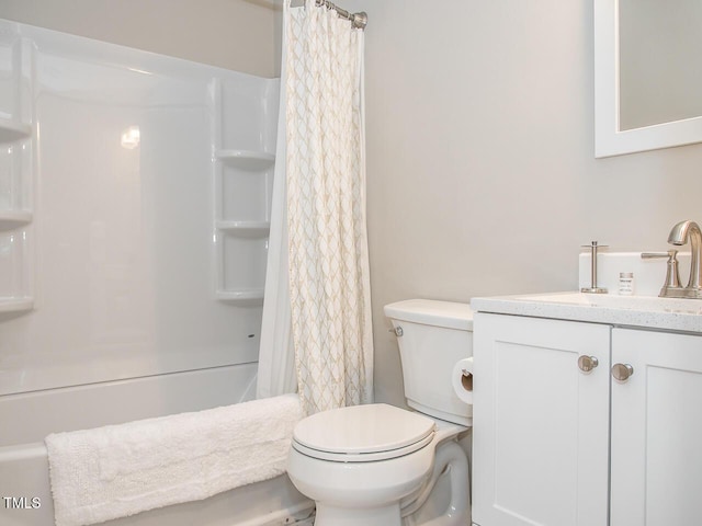 3009 Omah St, Durham, NC 27705 - bathroom with vanity and shower / bath combination with curtain
