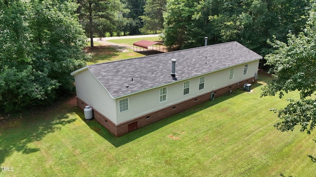 205 N Raleigh Farms Rd, Youngsville, NC 27596 - view of subject property with a tree filled landscape