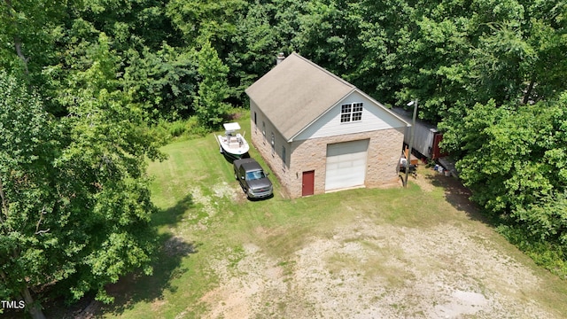 205 N Raleigh Farms Rd, Youngsville, NC 27596 - view from above of property