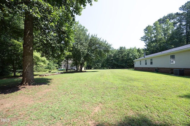 205 N Raleigh Farms Rd, Youngsville, NC 27596 - view of green lawn featuring view of scattered trees