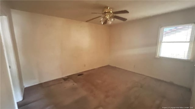 1034CRAYTONCIRCLE Crayton Cir, Fayetteville, NC 28314 - spare room with ceiling fan and light carpet