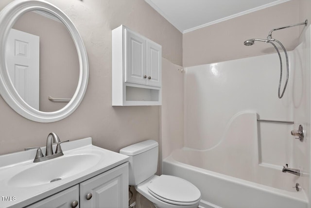 10 Tarawa Ter, Durham, NC 27705 - bathroom with bathing tub / shower combination, vanity, and ornamental molding