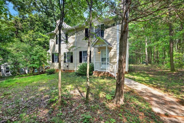 10 Tarawa Ter, Durham, NC 27705 - view of front of house with crawl space