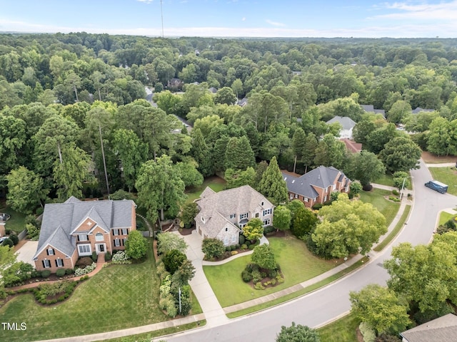 202 Bridewell Ct, Cary, NC 27518 - aerial view of a forest
