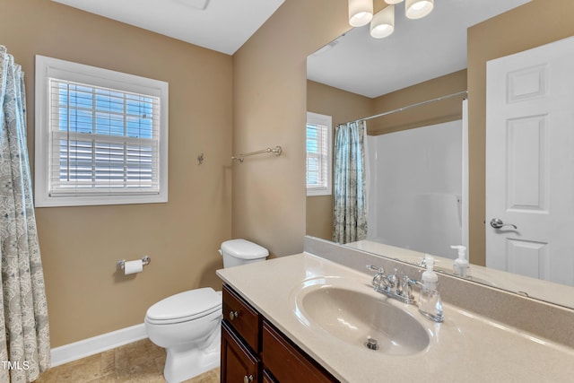 3905 Song Sparrow Dr, Wake Forest, NC 27587 - bathroom featuring vanity and a shower with curtain