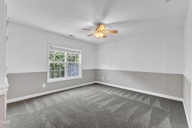 3905 Song Sparrow Dr, Wake Forest, NC 27587 - carpeted spare room with ceiling fan and baseboards