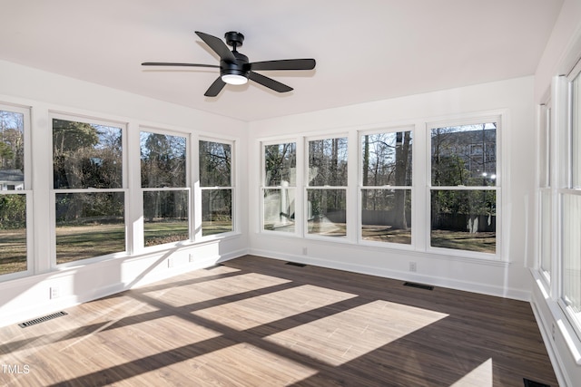 5920 Holly Dr, Raleigh, NC 27616 - unfurnished sunroom with a wooden deck and wood finished floors