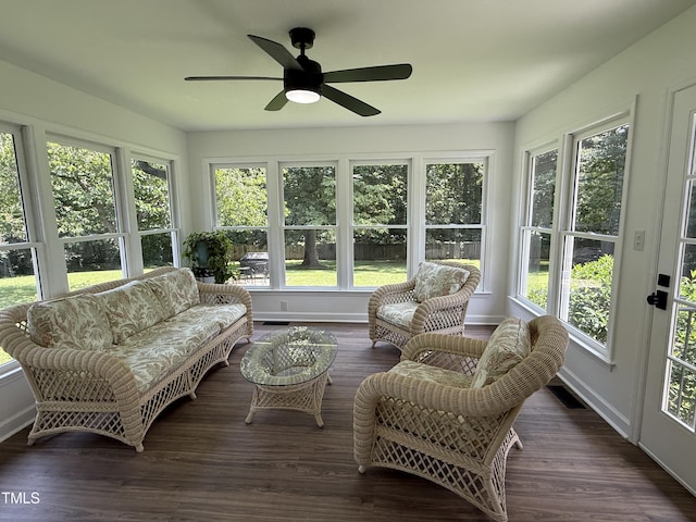 5920 Holly Dr, Raleigh, NC 27616 - sunroom / solarium featuring plenty of natural light and wood finished floors