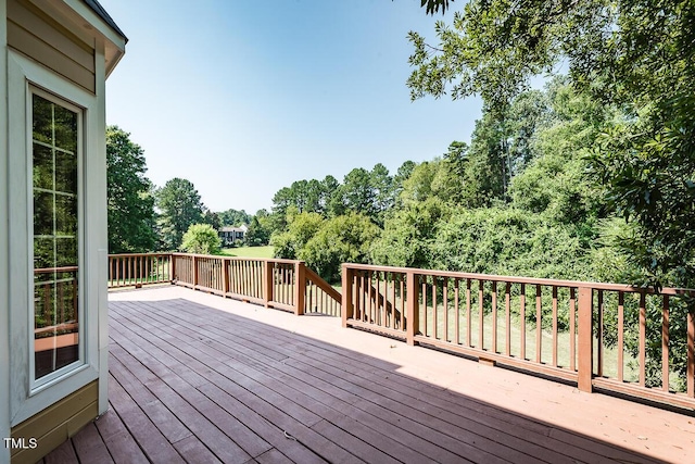 2054 Carriage Way, Chapel Hill, NC 27517 - view of wooden deck
