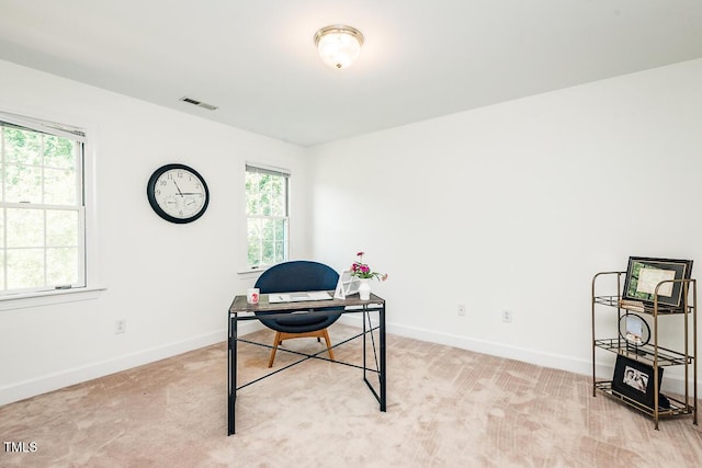 2054 Carriage Way, Chapel Hill, NC 27517 - home office featuring healthy amount of natural light and light carpet