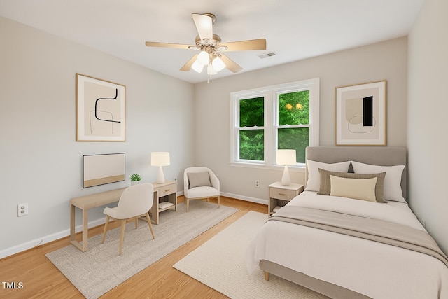 3405 E Jameson Rd, Raleigh, NC 27604 - bedroom with wood finished floors and baseboards