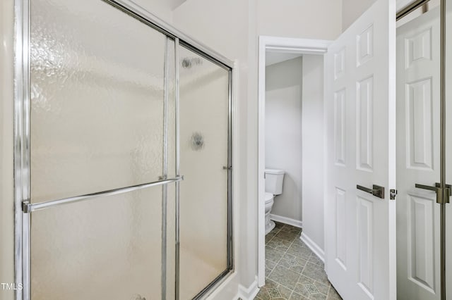 3405 E Jameson Rd, Raleigh, NC 27604 - full bath with a shower stall and tile patterned floors