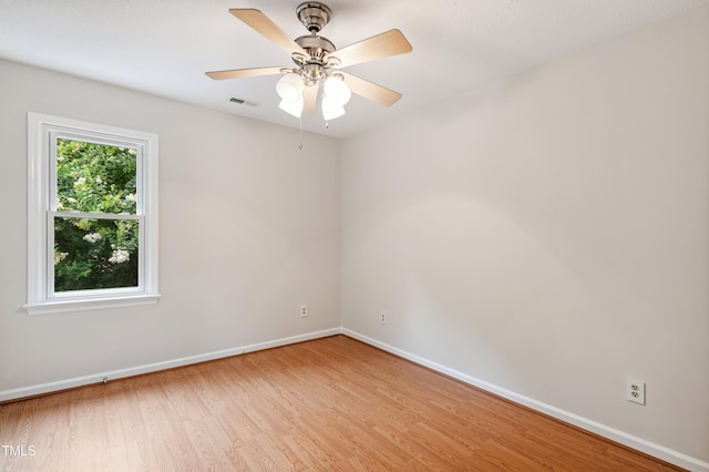 3405 E Jameson Rd, Raleigh, NC 27604 - unfurnished room featuring light wood-style floors and a ceiling fan