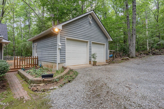 23 Lauren Ct, Pittsboro, NC 27312 - view of detached garage