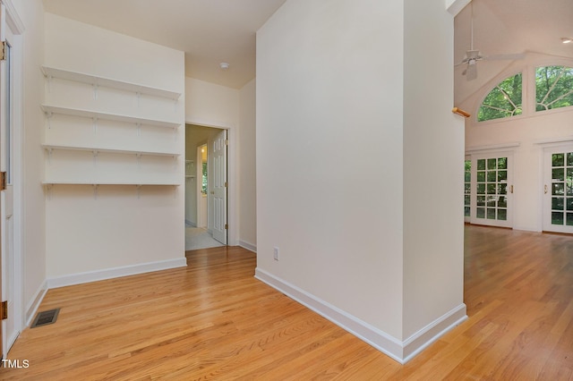 23 Lauren Ct, Pittsboro, NC 27312 - hallway featuring light wood finished floors and baseboards