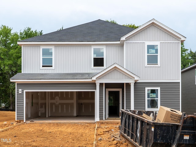 2295 Cherry Creek Rd, Haw River, NC 27258 - view of front of house featuring an attached garage, a shingled roof, and driveway