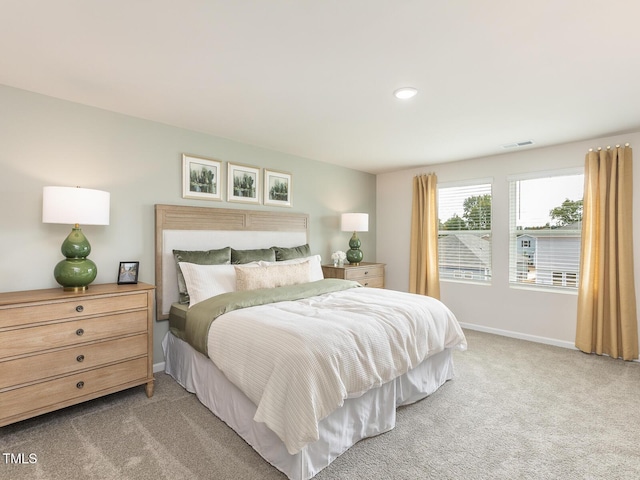 2295 Cherry Creek Rd, Haw River, NC 27258 - bedroom featuring light colored carpet and recessed lighting