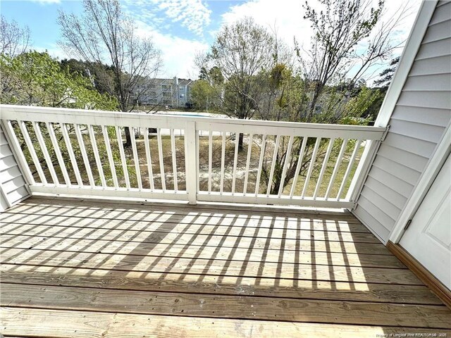 208 Waterdown Dr Unit 10, Fayetteville, NC 28314 - view of wooden deck