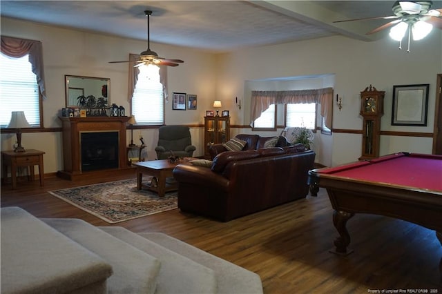 11282 NC Highway 41 N, Lumberton, NC 28358 - living area with a ceiling fan and healthy amount of natural light