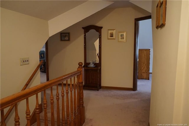 11282 NC Highway 41 N, Lumberton, NC 28358 - corridor with light carpet and an upstairs landing