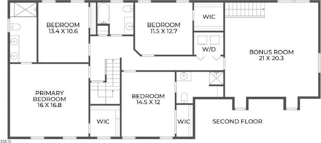 12329 Whartons Way, Raleigh, NC 27613 - view of floor plan / room layout
