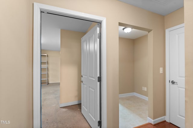 336 Faith Dr, Gibsonville, NC 27249 - hallway featuring baseboards
