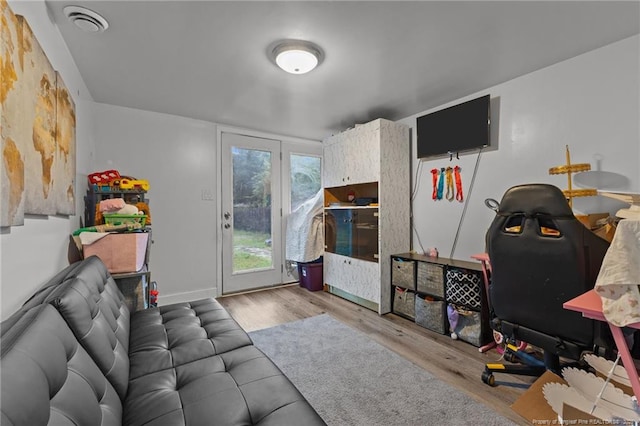 3374 Legion Rd, Hope Mills, NC 28348 - recreation room with wood finished floors