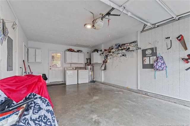 3374 Legion Rd, Hope Mills, NC 28348 - garage with independent washer and dryer and a garage door opener