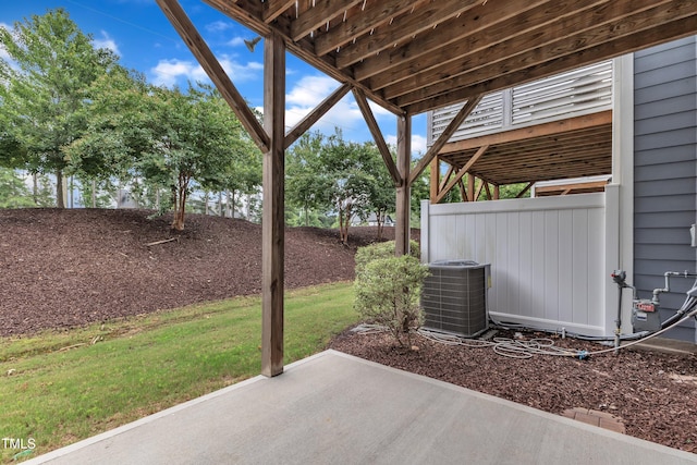 2849 Dallas Valley Ln, Apex, NC 27502 - view of patio